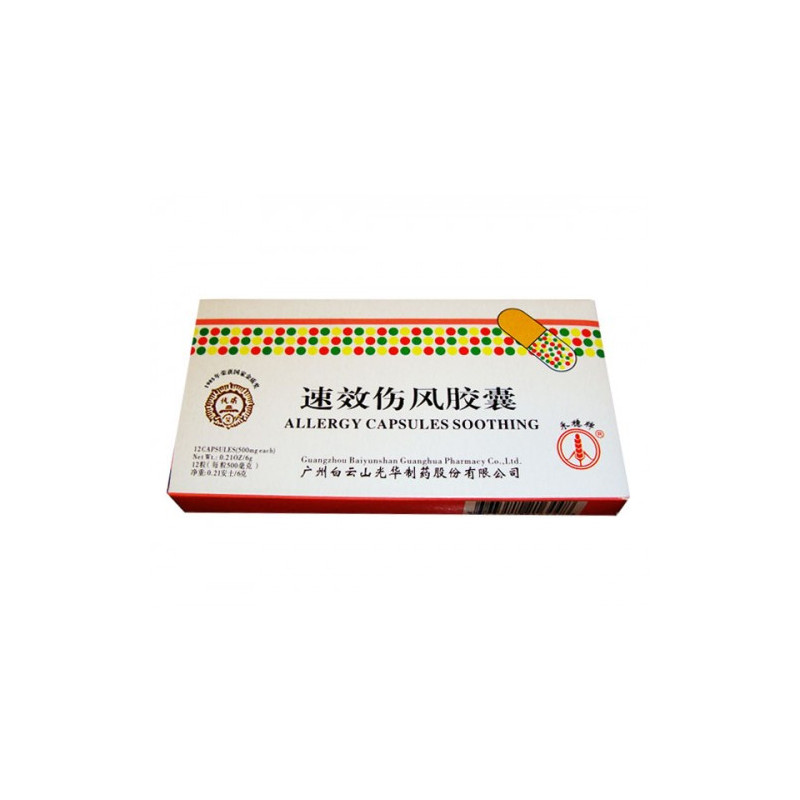 Suxiao Shangfeng Jiaonang – Relief for Cold and Flu Symptoms