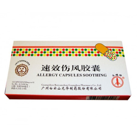 Suxiao Shangfeng Jiaonang – Relief for Cold and Flu Symptoms